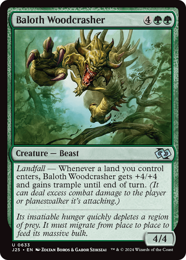 Baloth Woodcrasher [Foundations Jumpstart] | Jomio and Rueliete's Cards and Comics