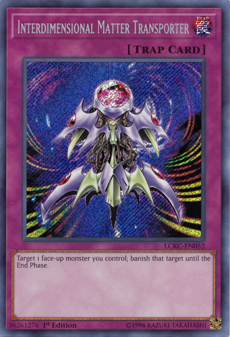 Interdimensional Matter Transporter [LCKC-EN052] Secret Rare | Jomio and Rueliete's Cards and Comics