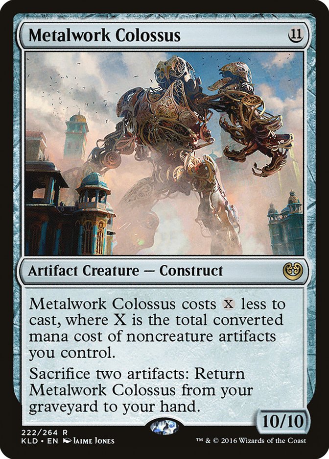 Metalwork Colossus [Kaladesh] | Jomio and Rueliete's Cards and Comics