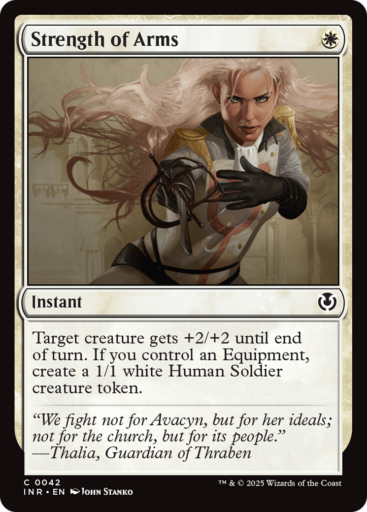 Strength of Arms [Innistrad Remastered] | Jomio and Rueliete's Cards and Comics
