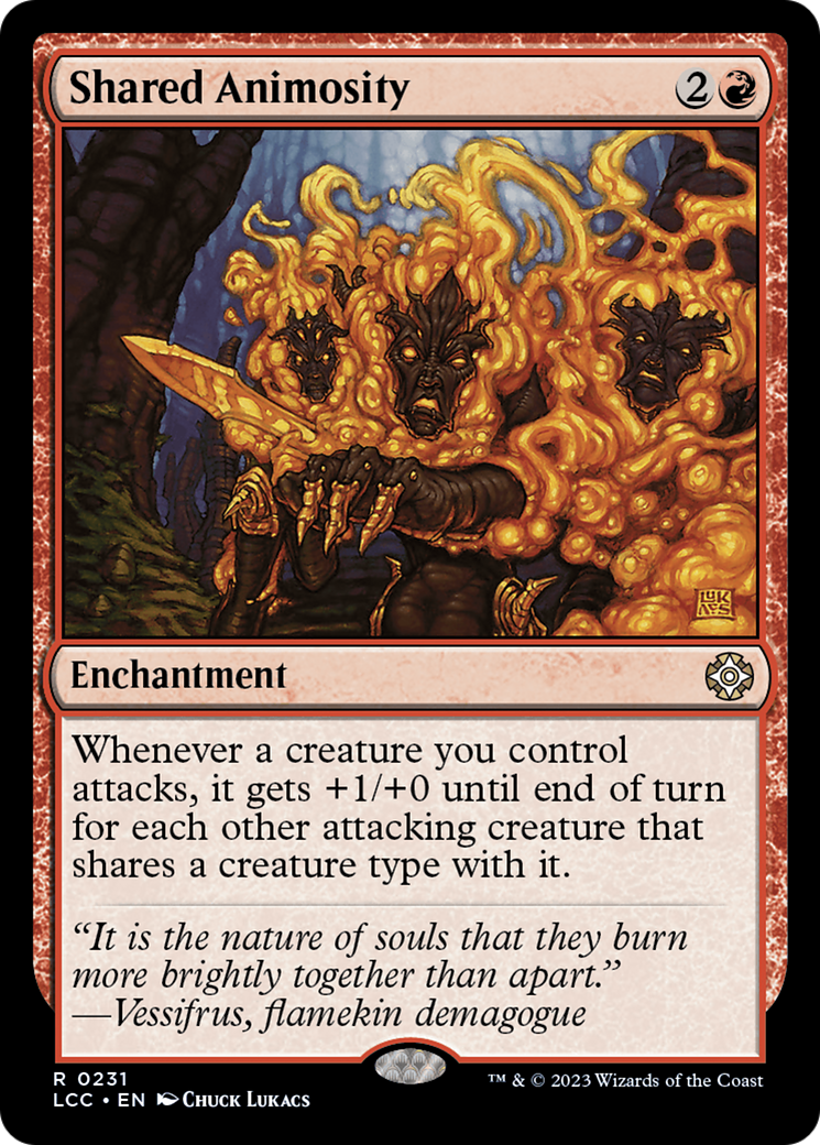 Shared Animosity [The Lost Caverns of Ixalan Commander] | Jomio and Rueliete's Cards and Comics