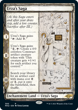Urza's Saga (Sketch) [Modern Horizons 2] | Jomio and Rueliete's Cards and Comics