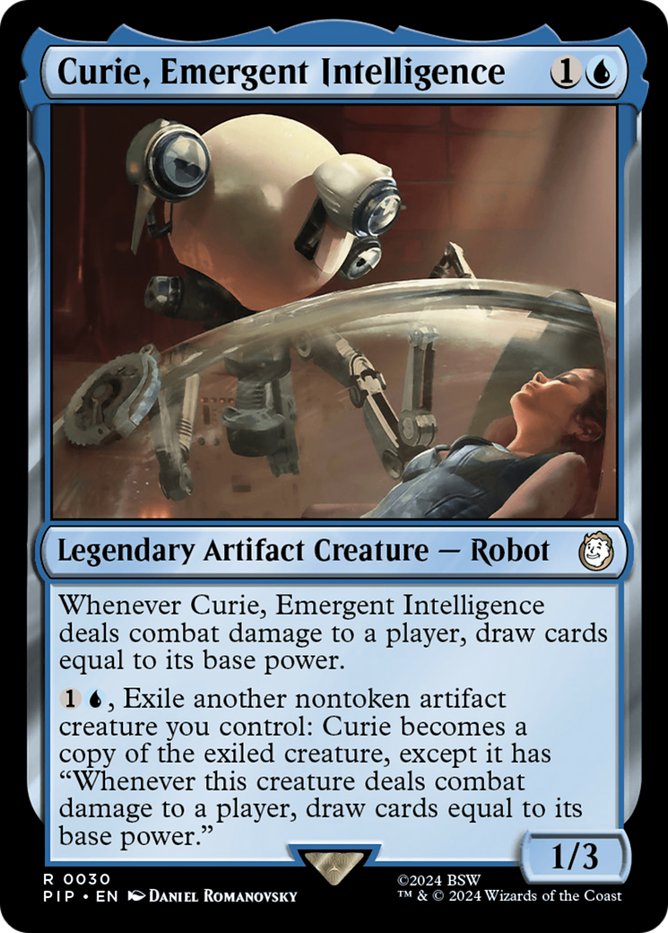 Curie, Emergent Intelligence [Fallout] | Jomio and Rueliete's Cards and Comics