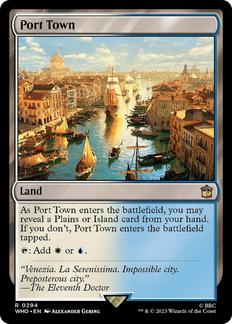 Port Town [Doctor Who] | Jomio and Rueliete's Cards and Comics