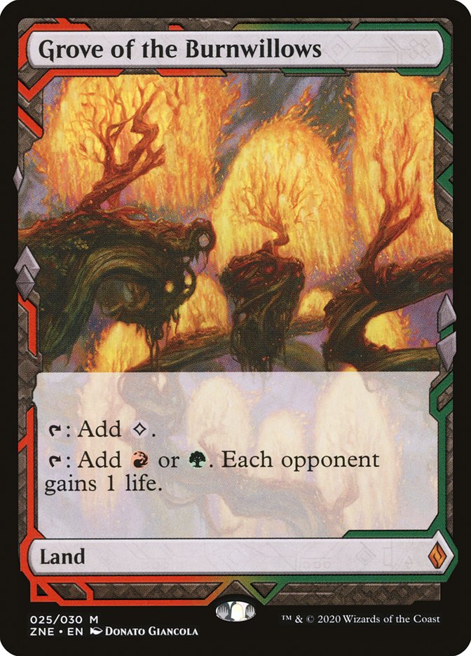 Grove of the Burnwillows (Expeditions) [Zendikar Rising Expeditions] | Jomio and Rueliete's Cards and Comics