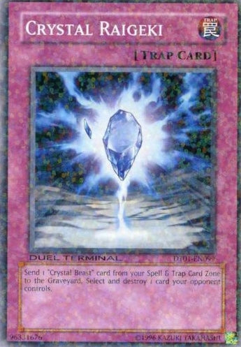 Crystal Raigeki [DT01-EN099] Common | Jomio and Rueliete's Cards and Comics