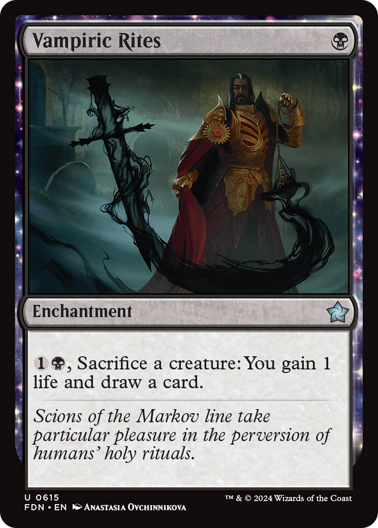 Vampiric Rites [Foundations] | Jomio and Rueliete's Cards and Comics