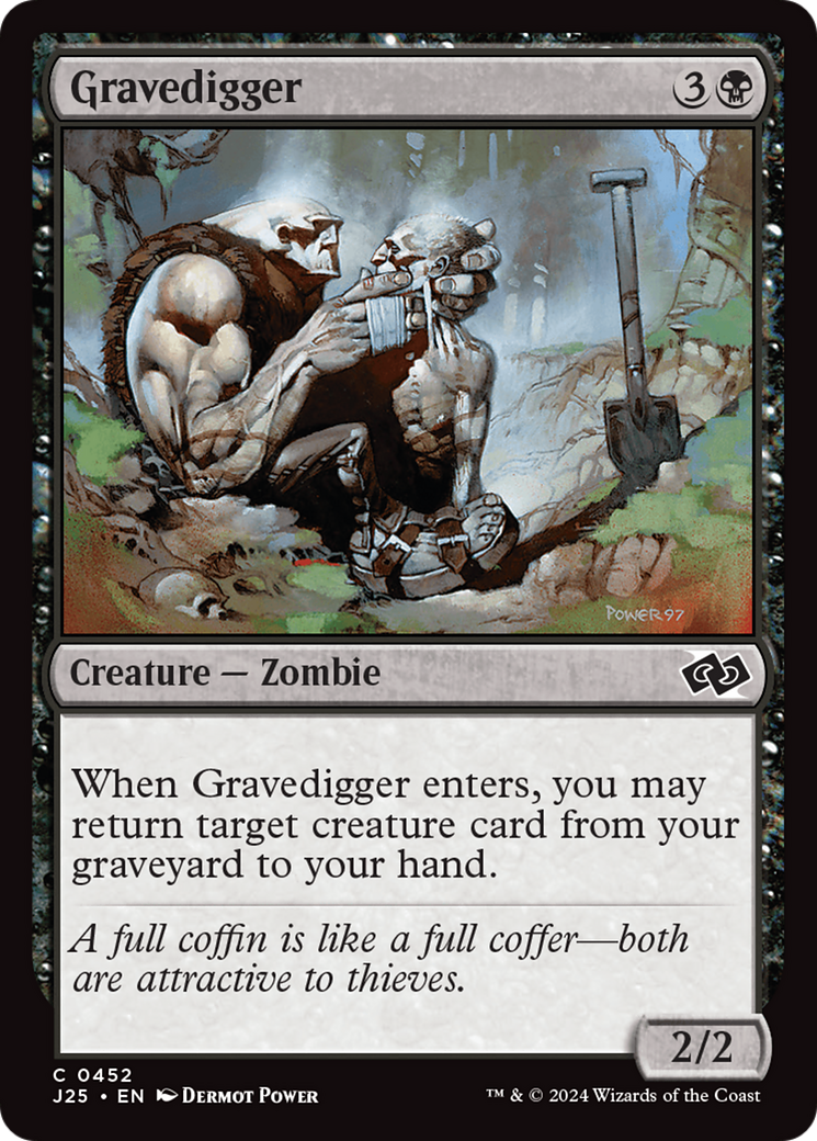 Gravedigger [Foundations Jumpstart] | Jomio and Rueliete's Cards and Comics