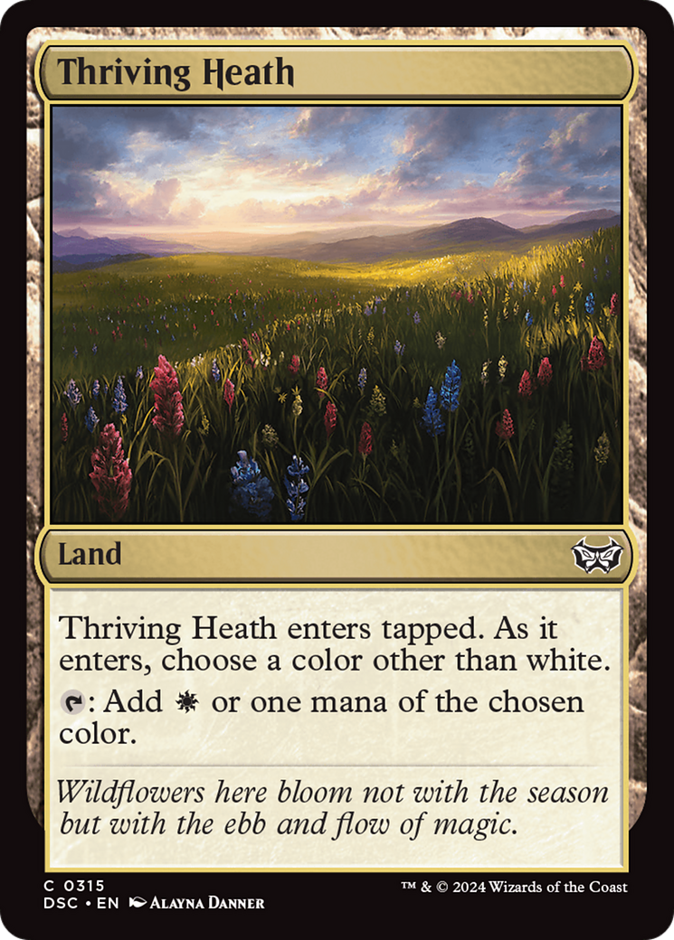 Thriving Heath [Duskmourn: House of Horror Commander] | Jomio and Rueliete's Cards and Comics