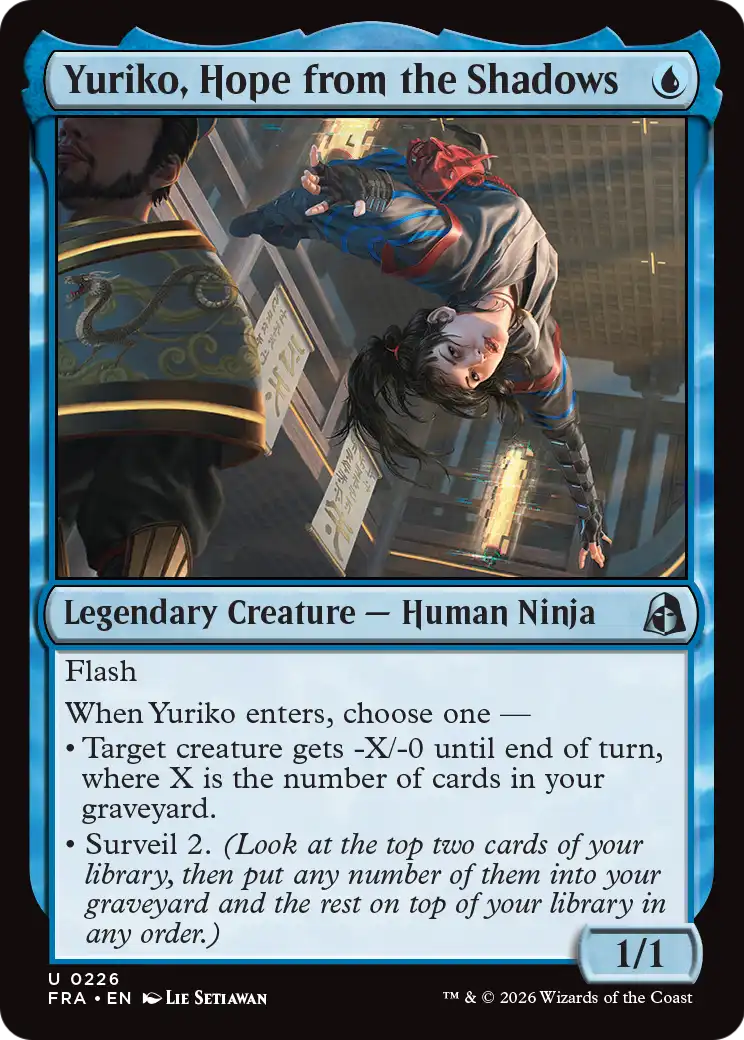 Yuriko, Hope from the Shadows [Reality Fracture] | Jomio and Rueliete's Cards and Comics