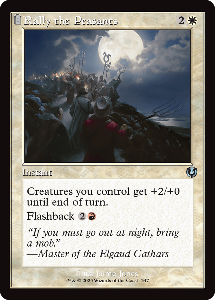 Rally the Peasants (Retro Frame) [Innistrad Remastered] | Jomio and Rueliete's Cards and Comics