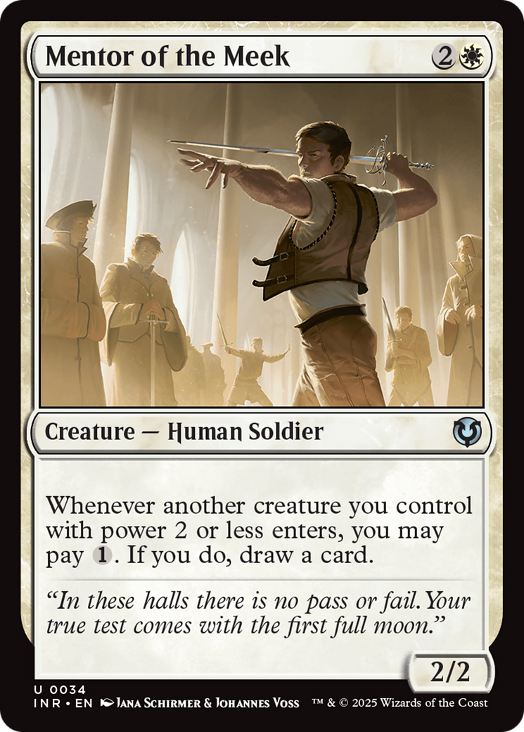 Mentor of the Meek [Innistrad Remastered] | Jomio and Rueliete's Cards and Comics