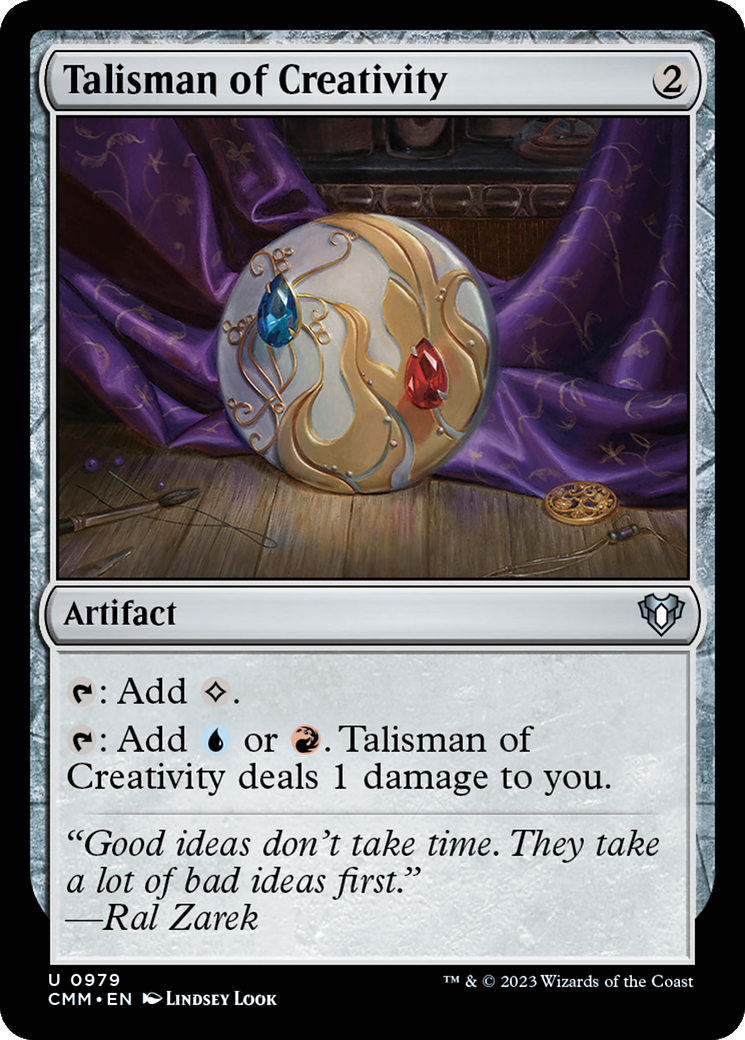 Talisman of Creativity [Commander Masters] | Jomio and Rueliete's Cards and Comics
