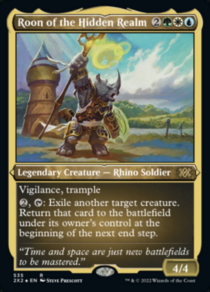 Roon of the Hidden Realm (Foil Etched) [Double Masters 2022] | Jomio and Rueliete's Cards and Comics