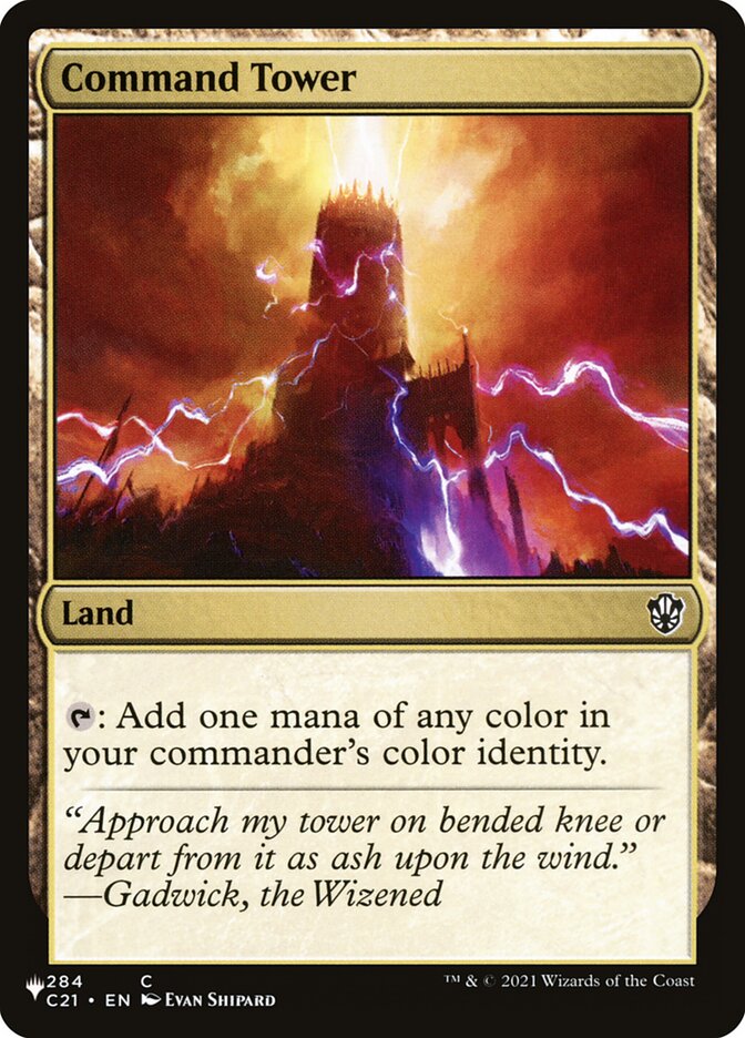 Command Tower [Secret Lair: Heads I Win, Tails You Lose] | Jomio and Rueliete's Cards and Comics