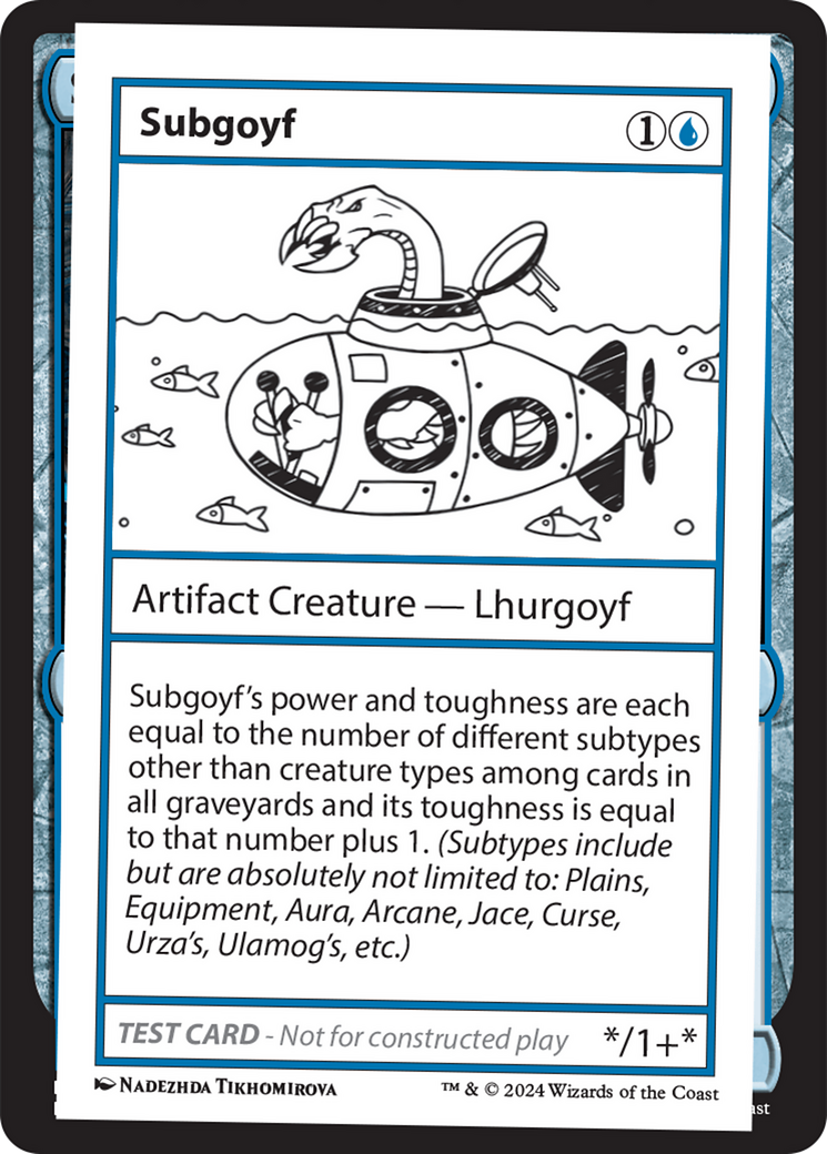 Subgoyf [Mystery Booster 2 Playtest Cards] | Jomio and Rueliete's Cards and Comics