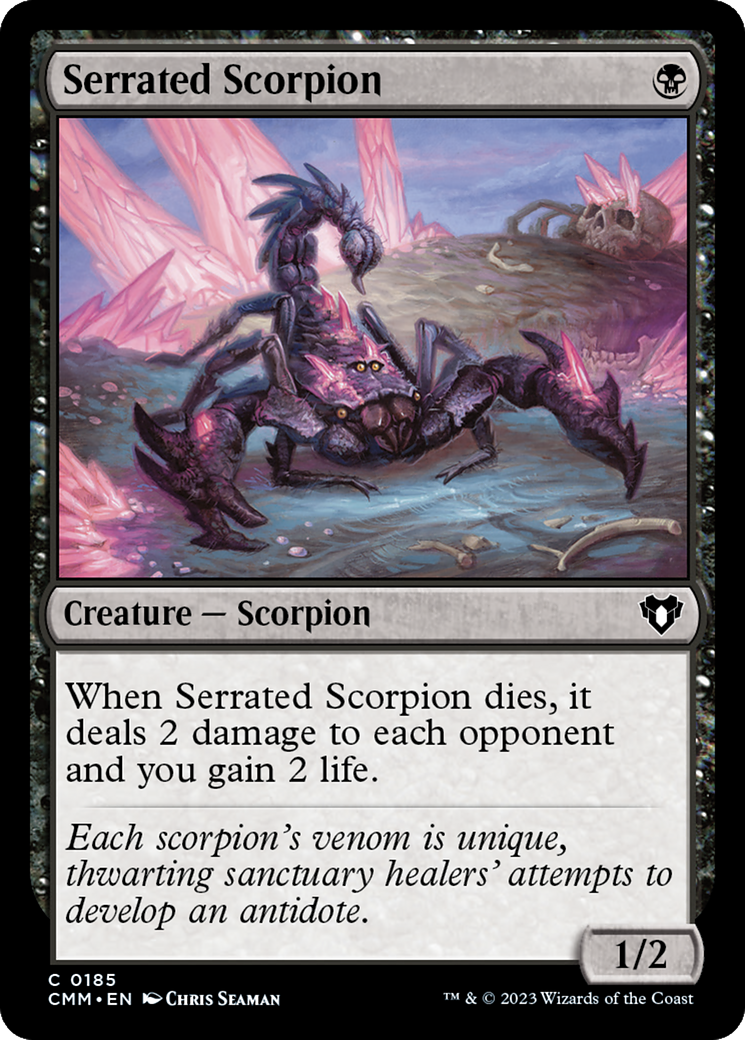Serrated Scorpion [Commander Masters] | Jomio and Rueliete's Cards and Comics