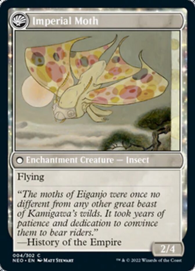 Befriending the Moths // Imperial Moth [Kamigawa: Neon Dynasty] | Jomio and Rueliete's Cards and Comics