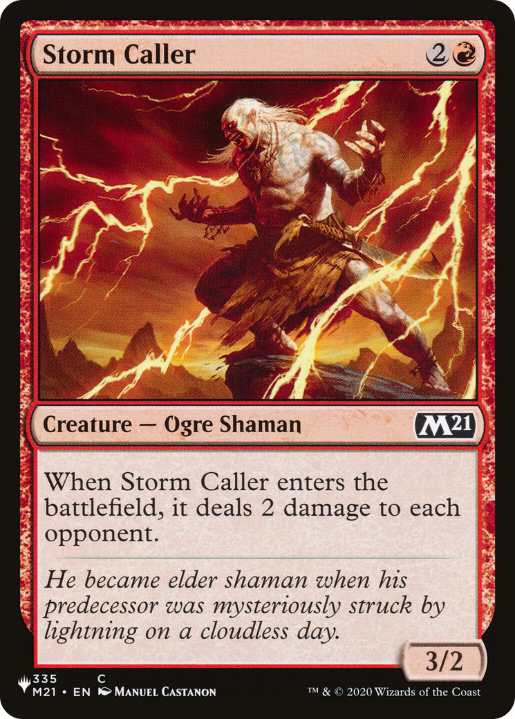 Storm Caller [The List] | Jomio and Rueliete's Cards and Comics