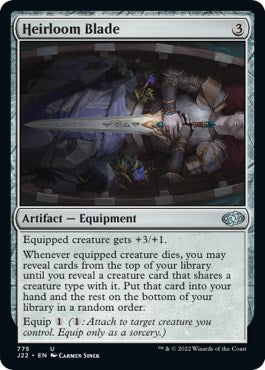 Heirloom Blade [Jumpstart 2022] | Jomio and Rueliete's Cards and Comics