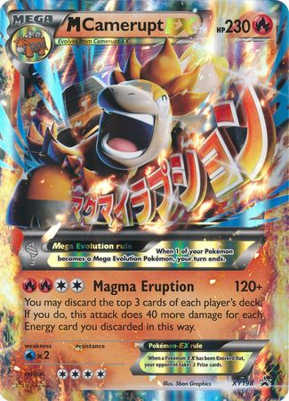 M Camerupt EX (XY198) (Jumbo Card) [XY: Black Star Promos] | Jomio and Rueliete's Cards and Comics