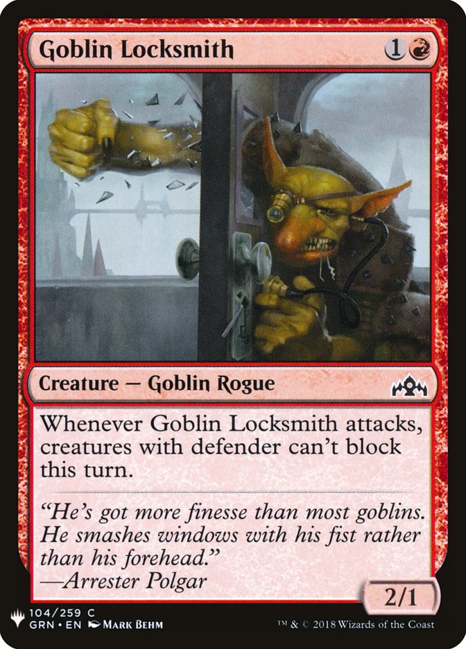 Goblin Locksmith [Mystery Booster] | Jomio and Rueliete's Cards and Comics