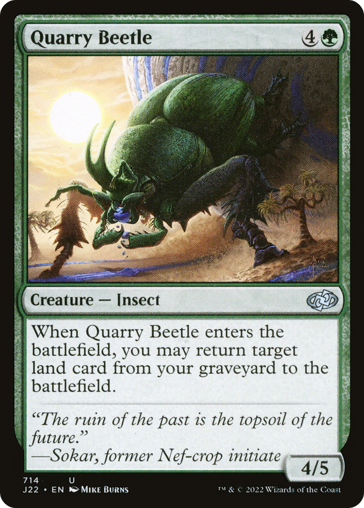 Quarry Beetle [Jumpstart 2022] | Jomio and Rueliete's Cards and Comics