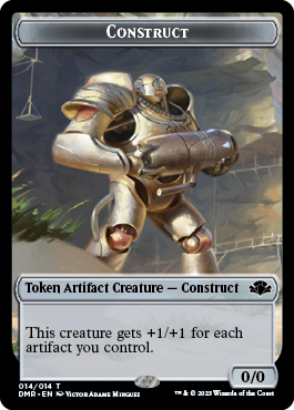 Zombie // Construct Double-Sided Token [Dominaria Remastered Tokens] | Jomio and Rueliete's Cards and Comics