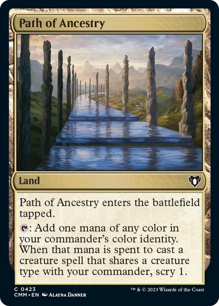 Path of Ancestry [Commander Masters] | Jomio and Rueliete's Cards and Comics