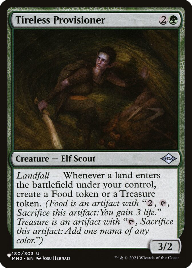 Tireless Provisioner [The List] | Jomio and Rueliete's Cards and Comics