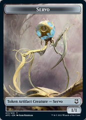 Servo // Treasure Double-Sided Token [Dungeons & Dragons: Adventures in the Forgotten Realms Commander Tokens] | Jomio and Rueliete's Cards and Comics