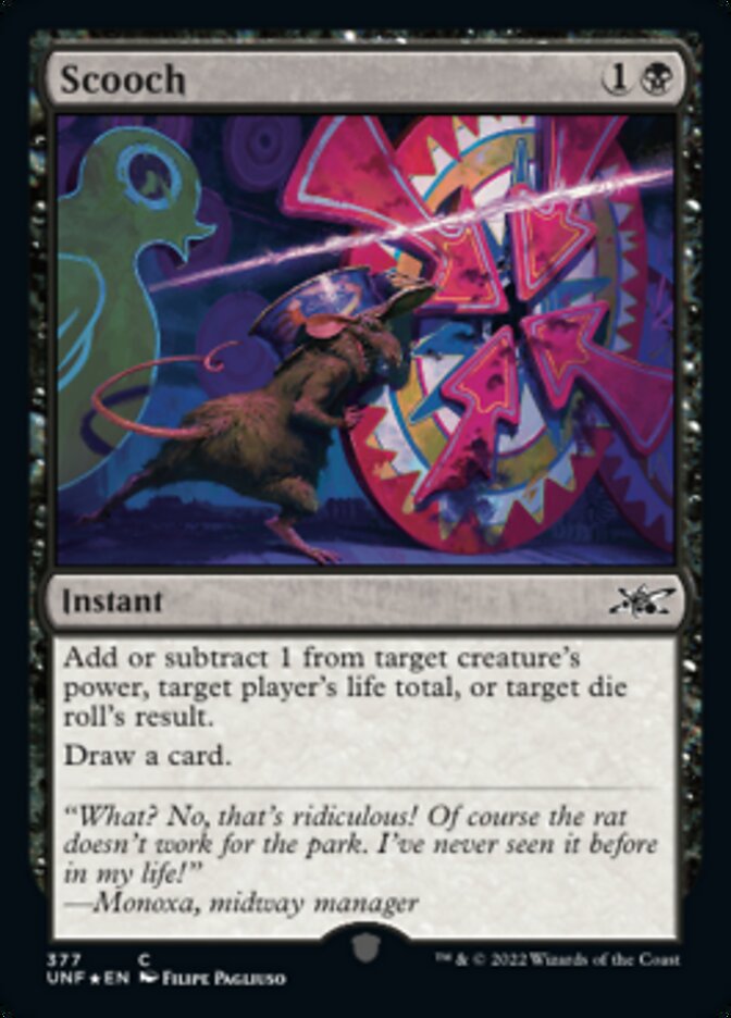 Scooch (Galaxy Foil) [Unfinity] | Jomio and Rueliete's Cards and Comics