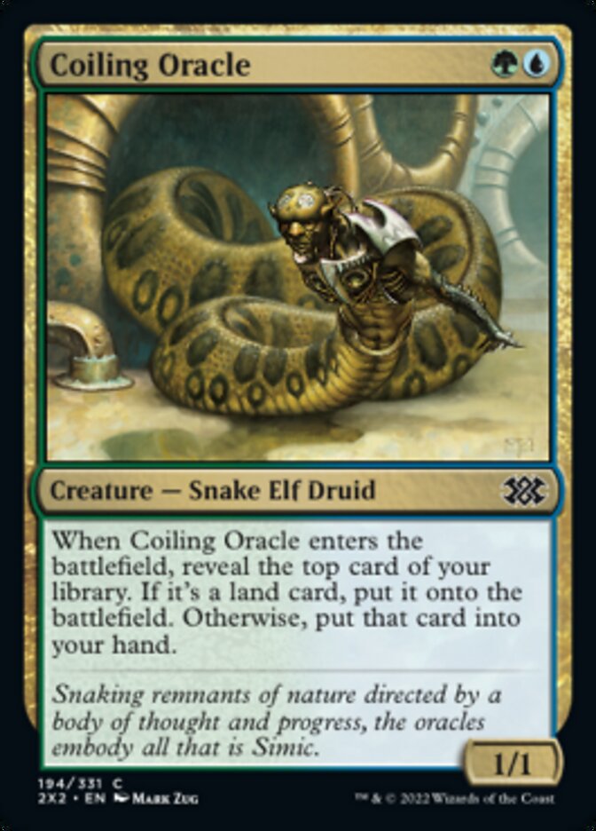 Coiling Oracle [Double Masters 2022] | Jomio and Rueliete's Cards and Comics