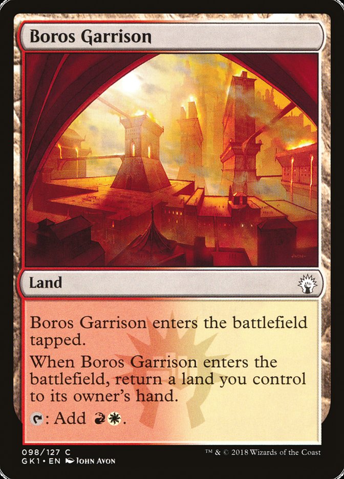 Boros Garrison [Guilds of Ravnica Guild Kit] | Jomio and Rueliete's Cards and Comics