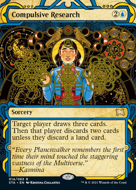 Compulsive Research (Foil Etched) [Strixhaven: School of Mages Mystical Archive] | Jomio and Rueliete's Cards and Comics