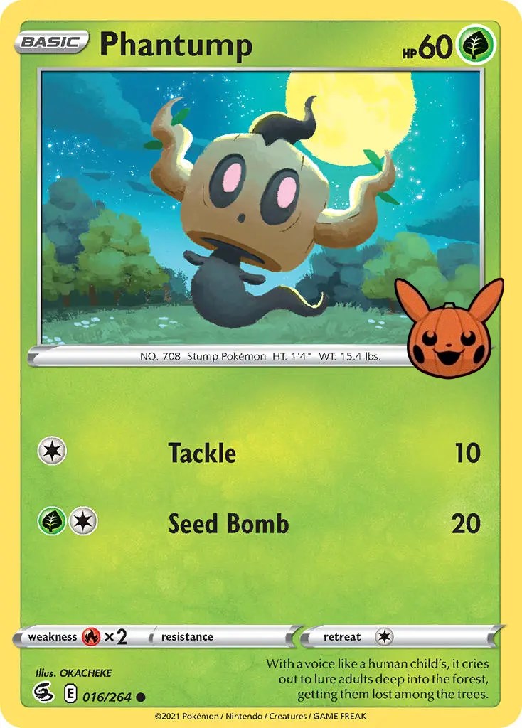 Phantump (016/264) [Trick or Trade] | Jomio and Rueliete's Cards and Comics