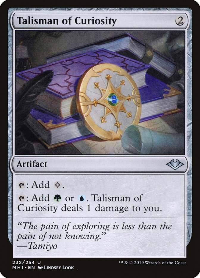 Talisman of Curiosity [Modern Horizons] | Jomio and Rueliete's Cards and Comics