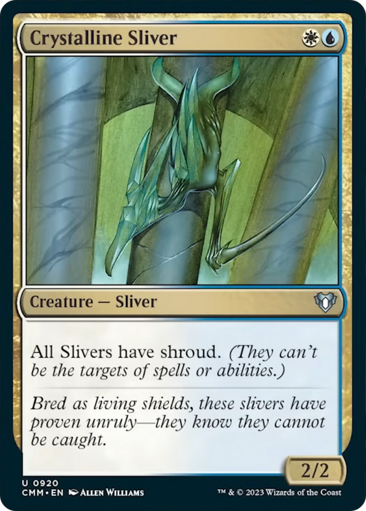Crystalline Sliver [Commander Masters] | Jomio and Rueliete's Cards and Comics