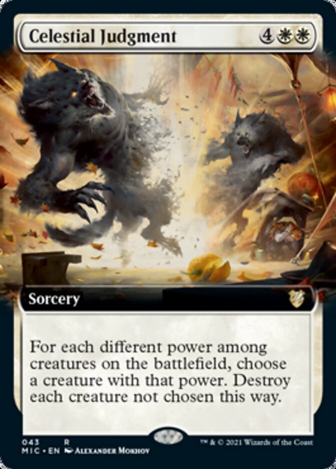 Celestial Judgment (Extended Art) [Innistrad: Midnight Hunt Commander] | Jomio and Rueliete's Cards and Comics
