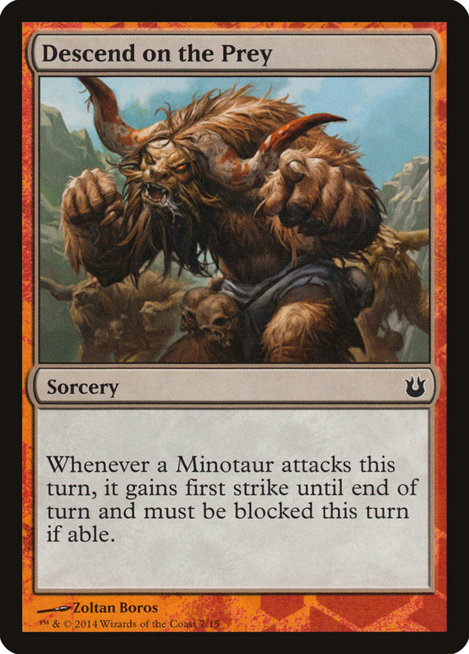 Descend on the Prey [Born of the Gods Battle the Horde] | Jomio and Rueliete's Cards and Comics