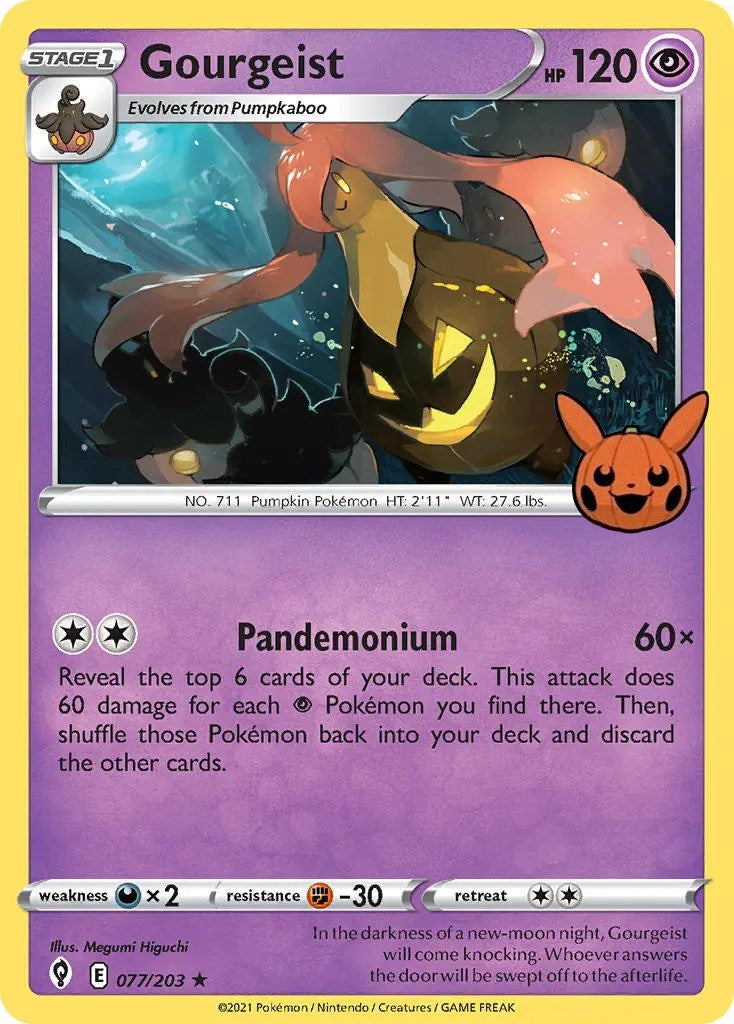 Gourgeist (077/203) [Trick or Trade] | Jomio and Rueliete's Cards and Comics