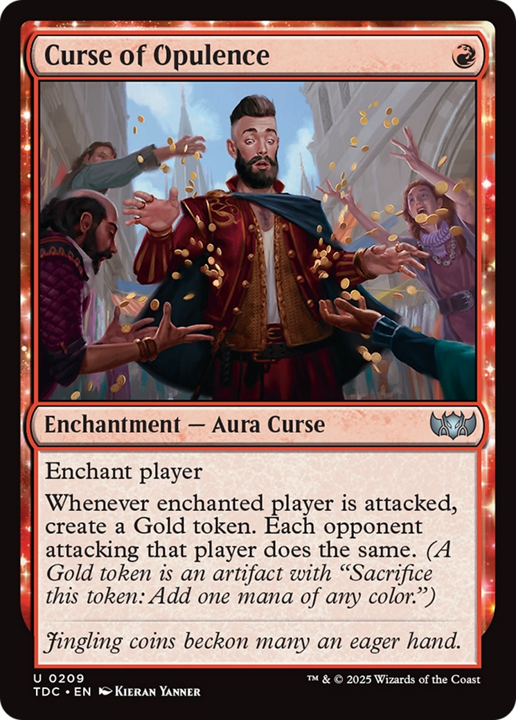 Curse of Opulence [Tarkir: Dragonstorm Commander] | Jomio and Rueliete's Cards and Comics