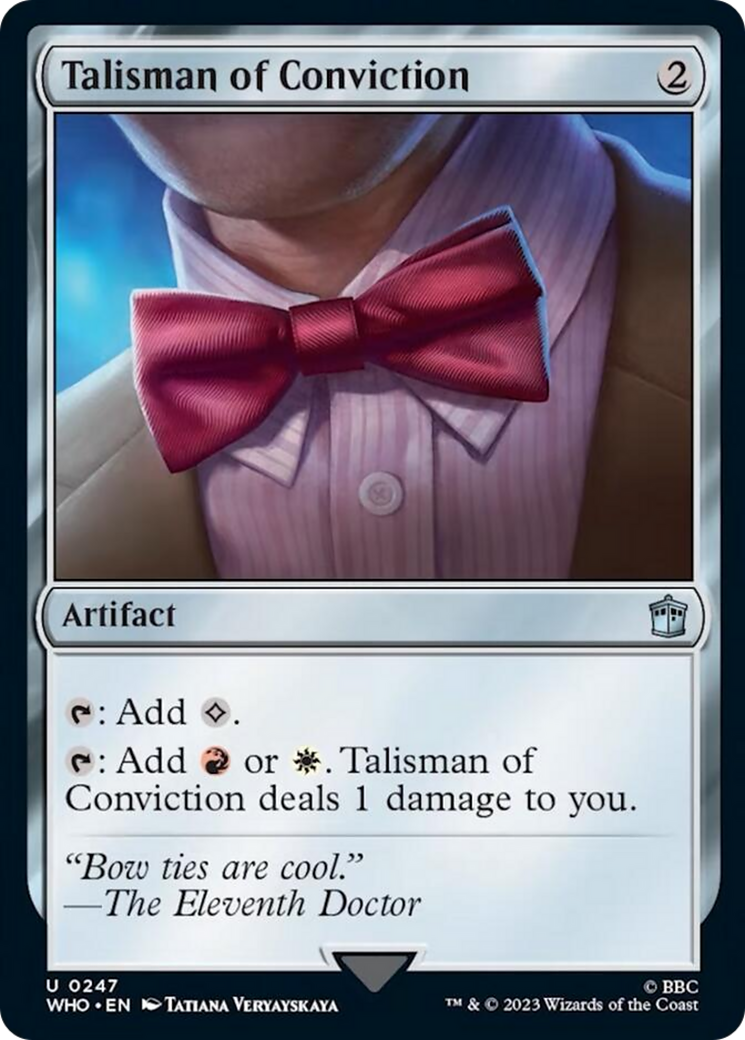 Talisman of Conviction [Doctor Who] | Jomio and Rueliete's Cards and Comics