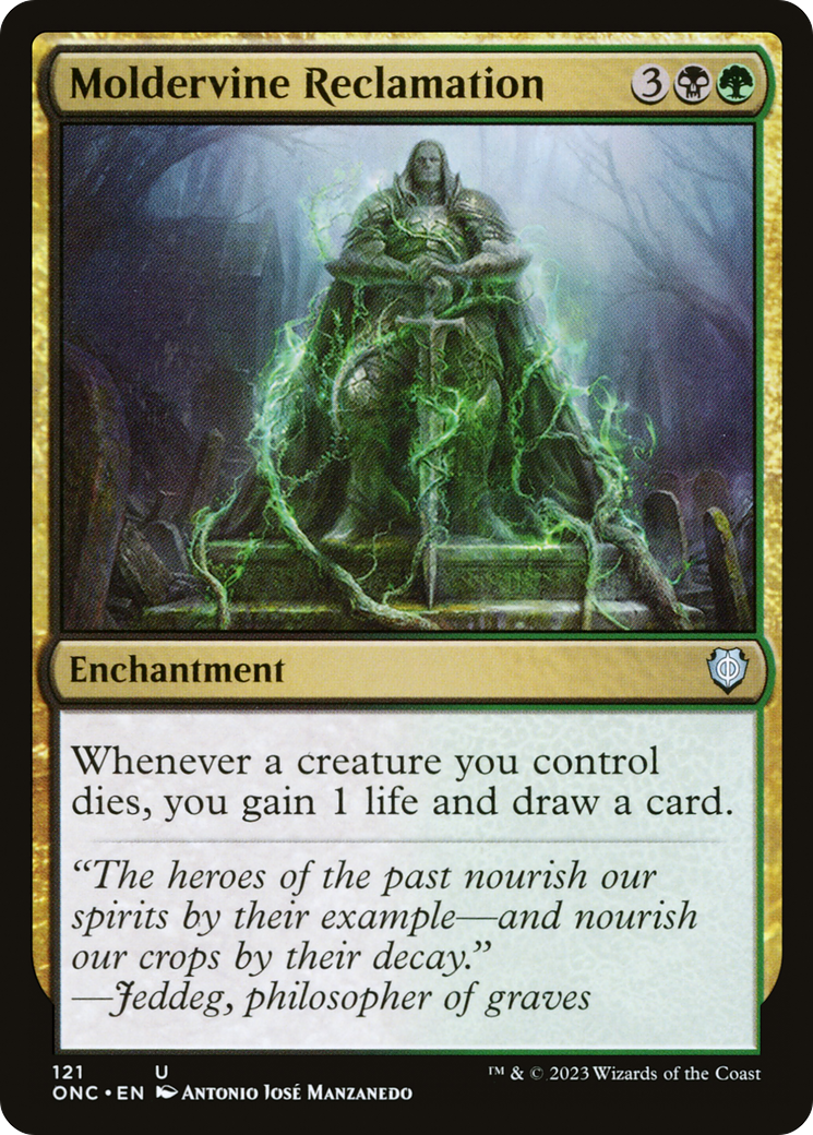 Moldervine Reclamation [Phyrexia: All Will Be One Commander] | Jomio and Rueliete's Cards and Comics