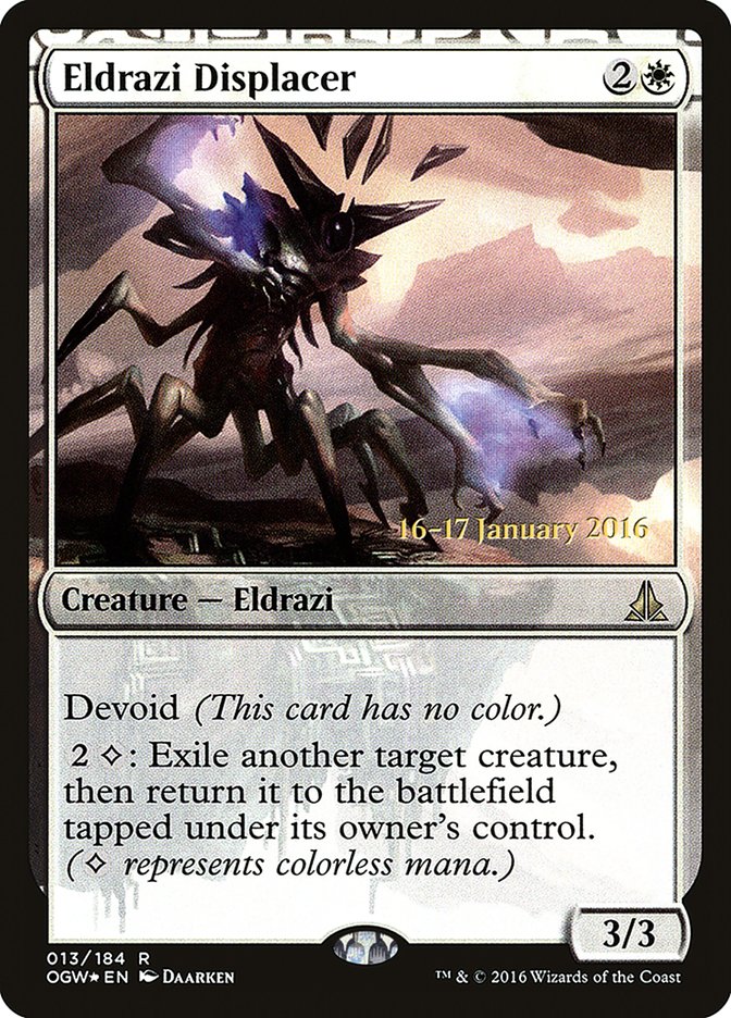 Eldrazi Displacer [Oath of the Gatewatch Prerelease Promos] | Jomio and Rueliete's Cards and Comics