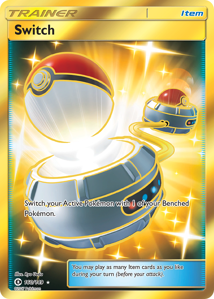 Switch (160/149) [Sun & Moon: Base Set] | Jomio and Rueliete's Cards and Comics
