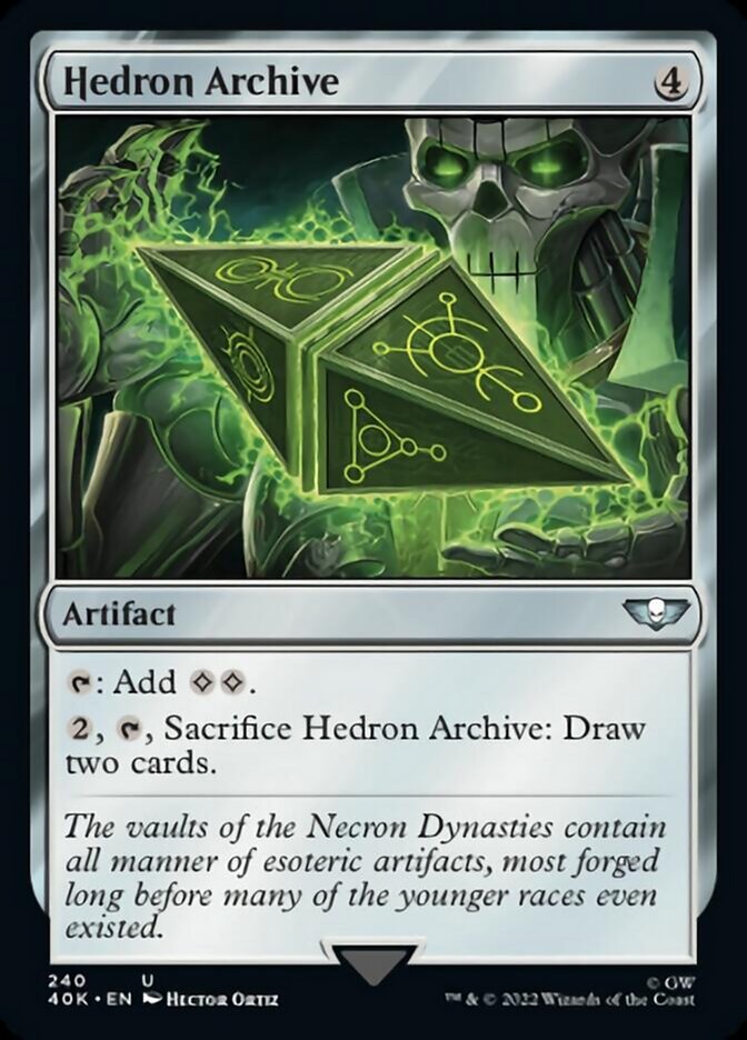 Hedron Archive [Warhammer 40,000] | Jomio and Rueliete's Cards and Comics