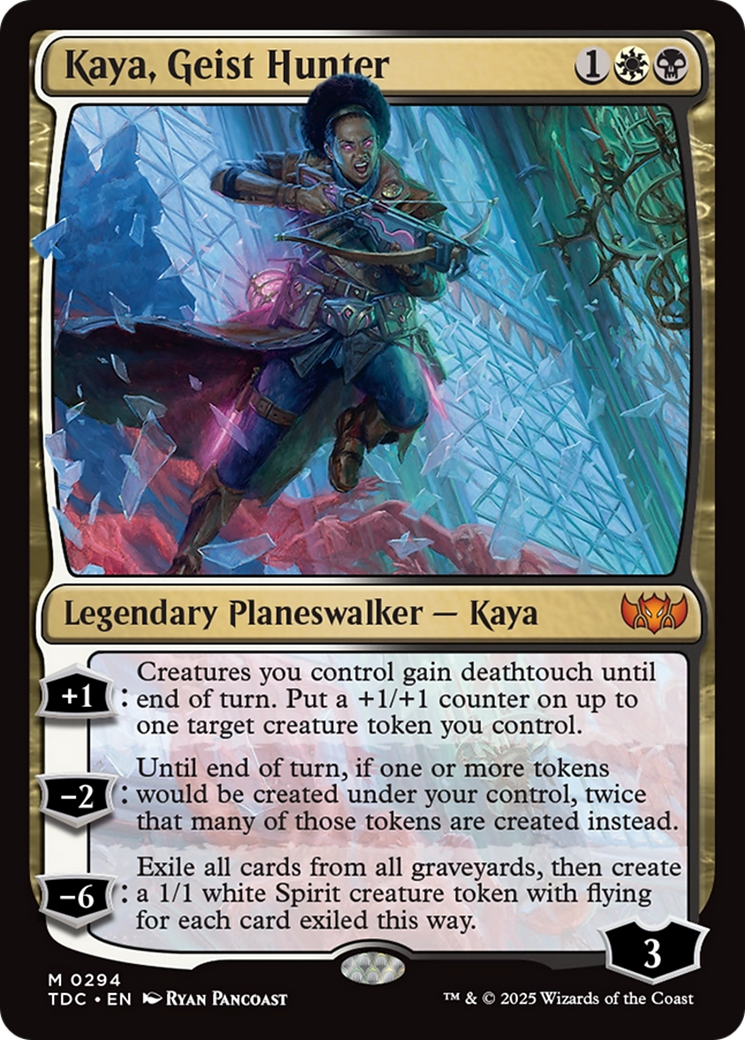 Kaya, Geist Hunter [Tarkir: Dragonstorm Commander] | Jomio and Rueliete's Cards and Comics