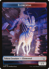 Elemental (09) // Spirit (13) Double-Sided Token [March of the Machine Tokens] | Jomio and Rueliete's Cards and Comics