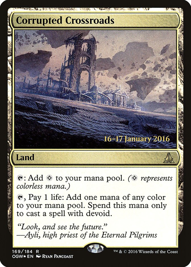 Corrupted Crossroads [Oath of the Gatewatch Prerelease Promos] | Jomio and Rueliete's Cards and Comics